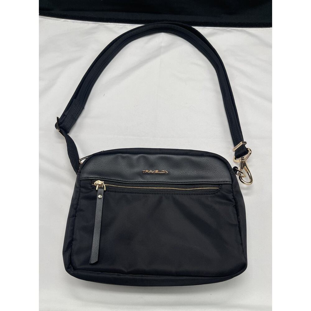 Travelon Anti-Theft-Small Crossbody Bag, Black - Picture 3 of 13